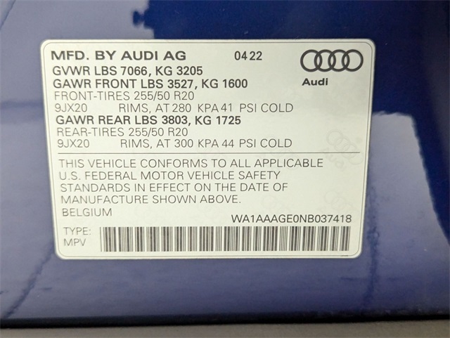 used 2022 Audi e-tron car, priced at $28,781