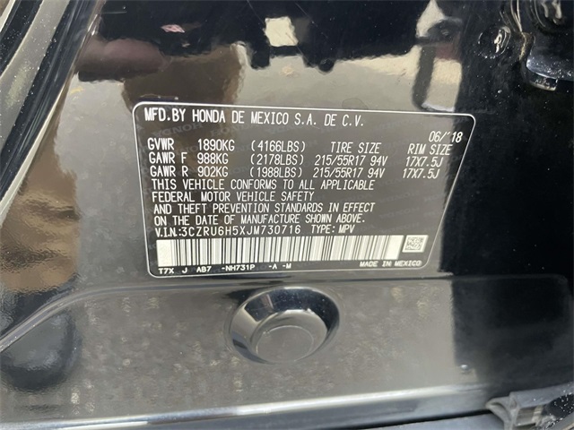 used 2018 Honda HR-V car, priced at $15,764