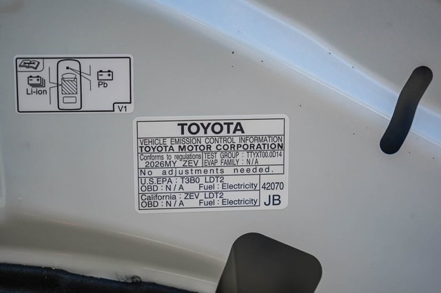 new 2026 Toyota bZ car, priced at $35,398