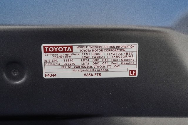 new 2026 Toyota Tundra Hybrid car, priced at $75,213