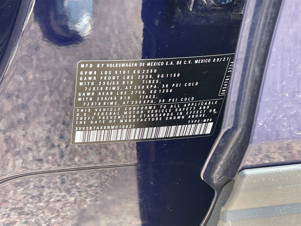used 2022 Volkswagen Tiguan car, priced at $20,407