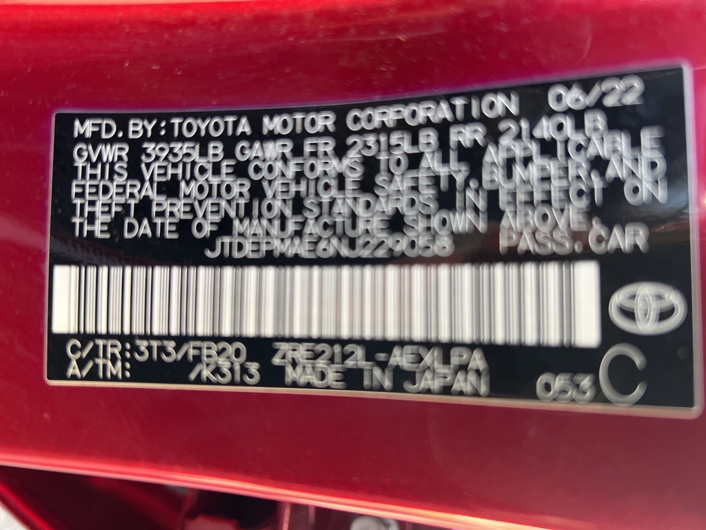 used 2022 Toyota Corolla car, priced at $19,900