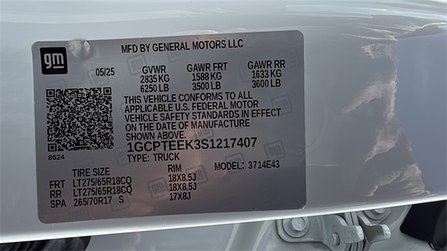 new 2025 Chevrolet Colorado car, priced at $44,990