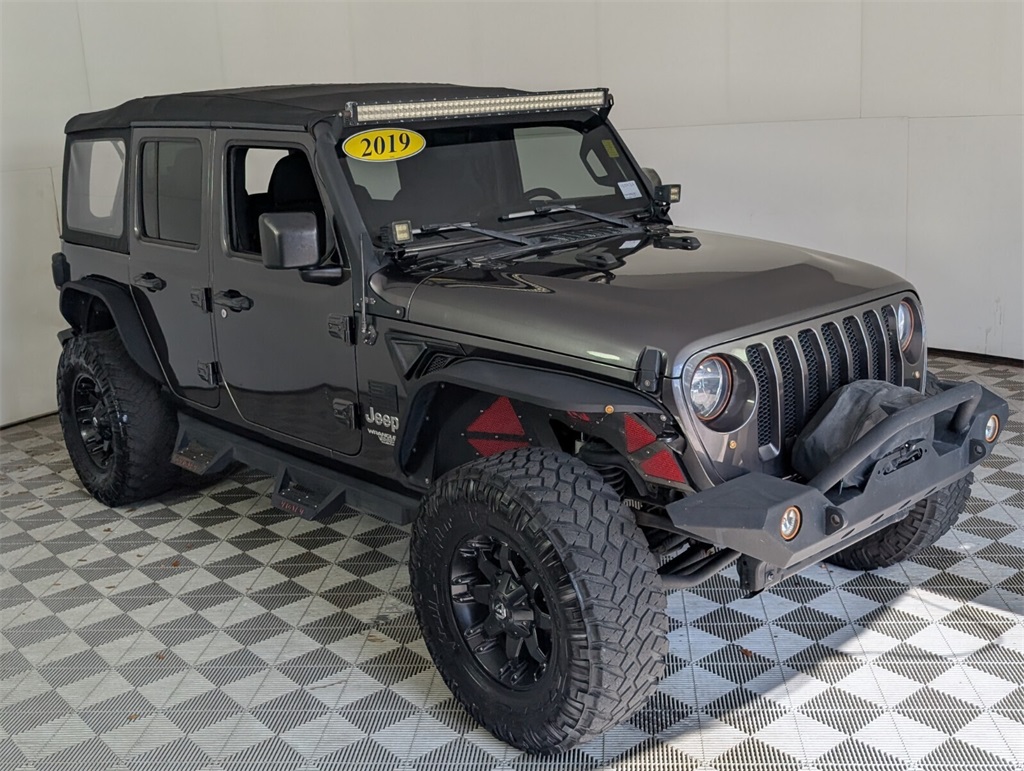 used 2019 Jeep Wrangler car, priced at $23,000