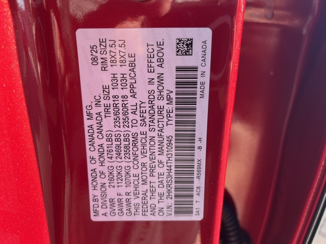 new 2026 Honda CR-V car, priced at $34,880