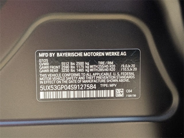 new 2025 BMW X3 car, priced at $64,750