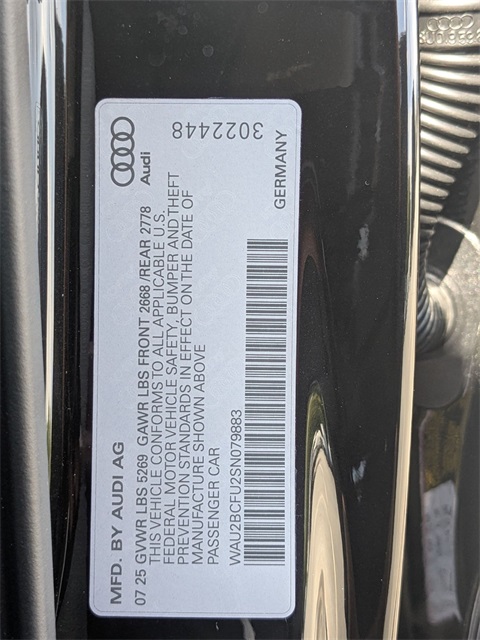 new 2025 Audi All-new A5 car, priced at $56,775