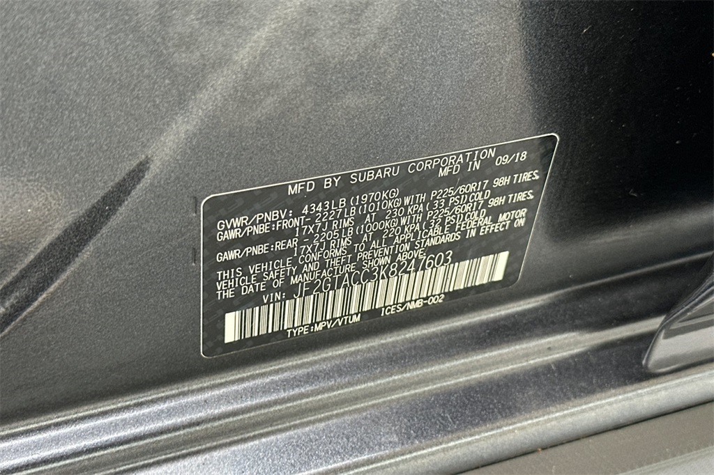 used 2019 Subaru Crosstrek car, priced at $17,903