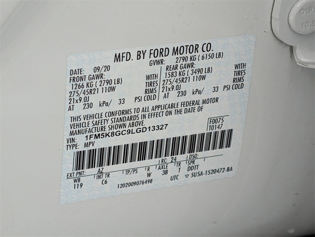 used 2020 Ford Explorer car, priced at $31,700