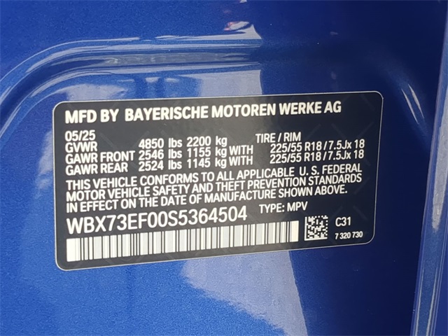 new 2025 BMW X1 car, priced at $48,225