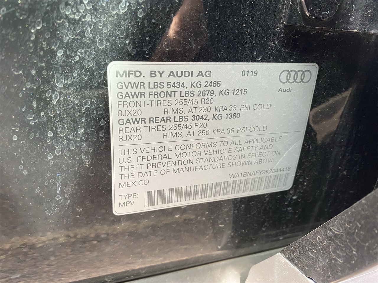 used 2019 Audi Q5 car, priced at $21,915