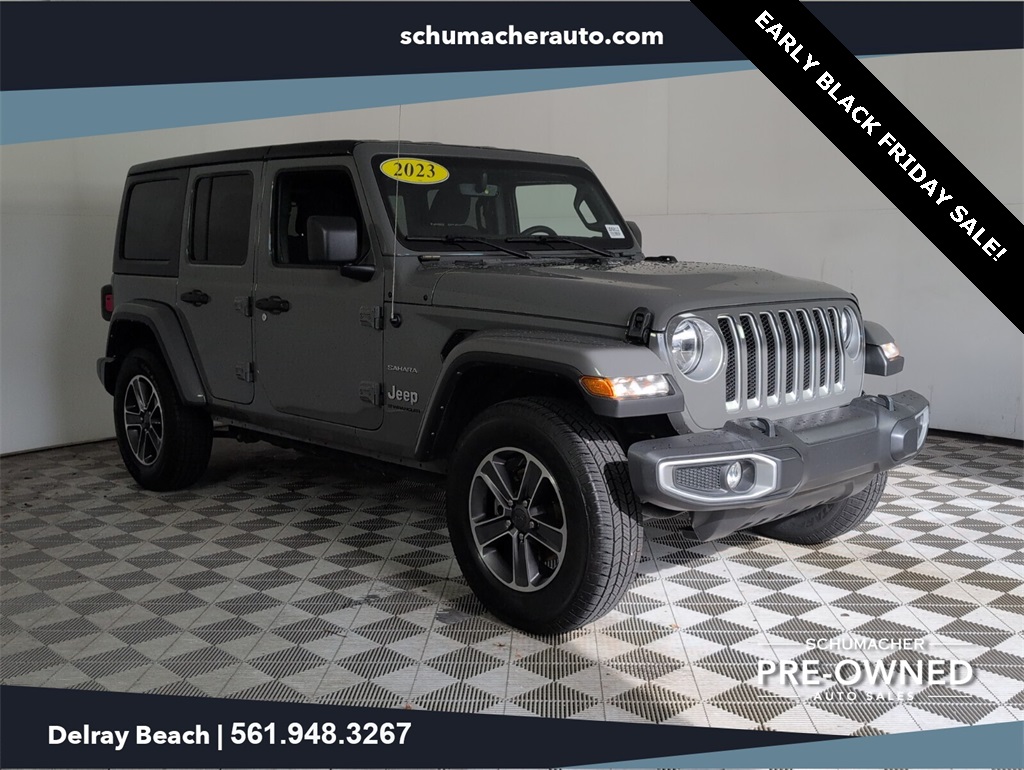 used 2023 Jeep Wrangler car, priced at $29,998