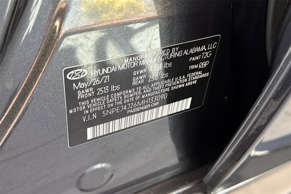 used 2021 Hyundai Sonata car, priced at $19,990