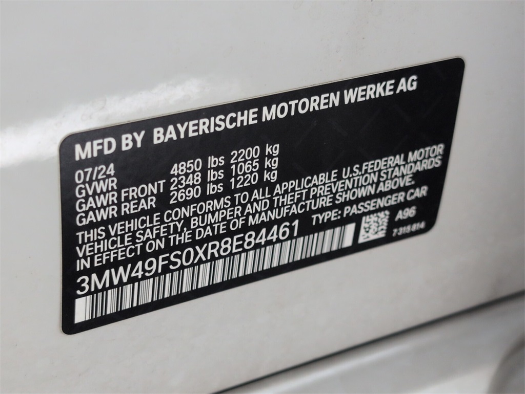 used 2024 BMW 3-Series car, priced at $51,988