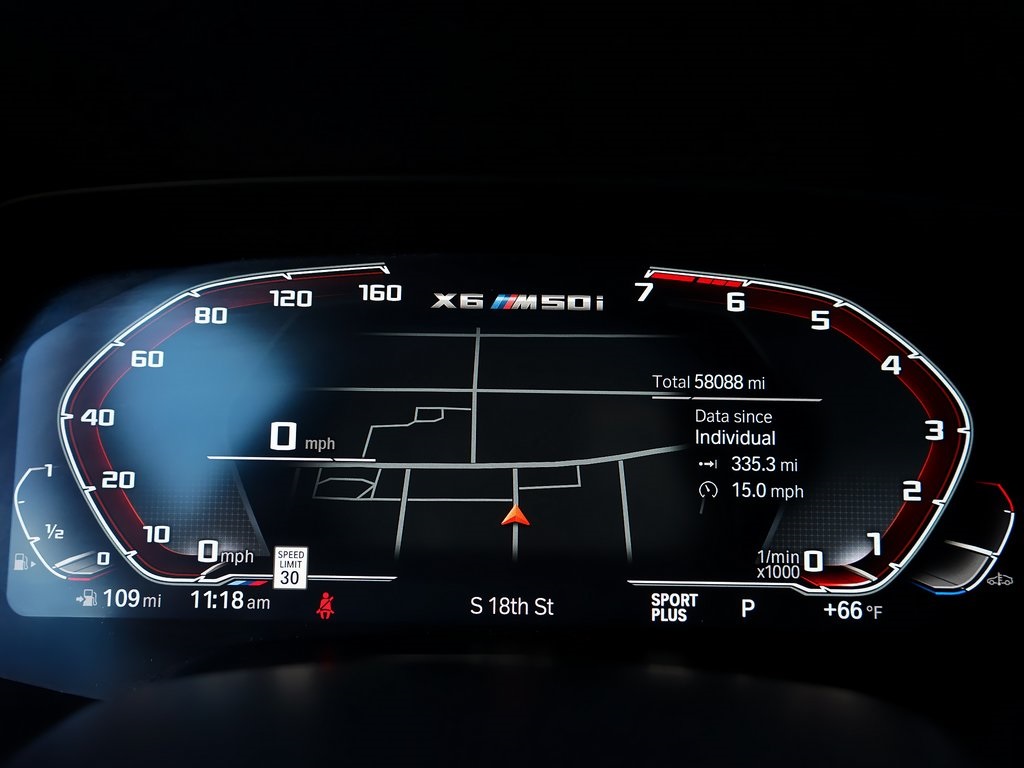 used 2021 BMW X6 car, priced at $45,095
