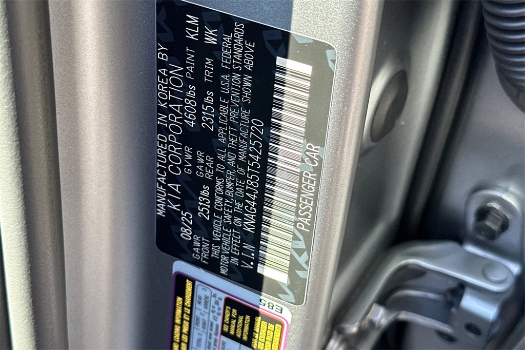 new 2026 Kia K5 car, priced at $33,871