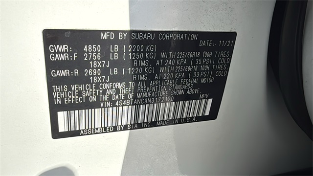 used 2022 Subaru Outback car, priced at $22,998