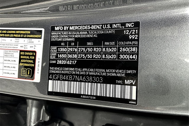 used 2022 Mercedes-Benz GLE car, priced at $49,573