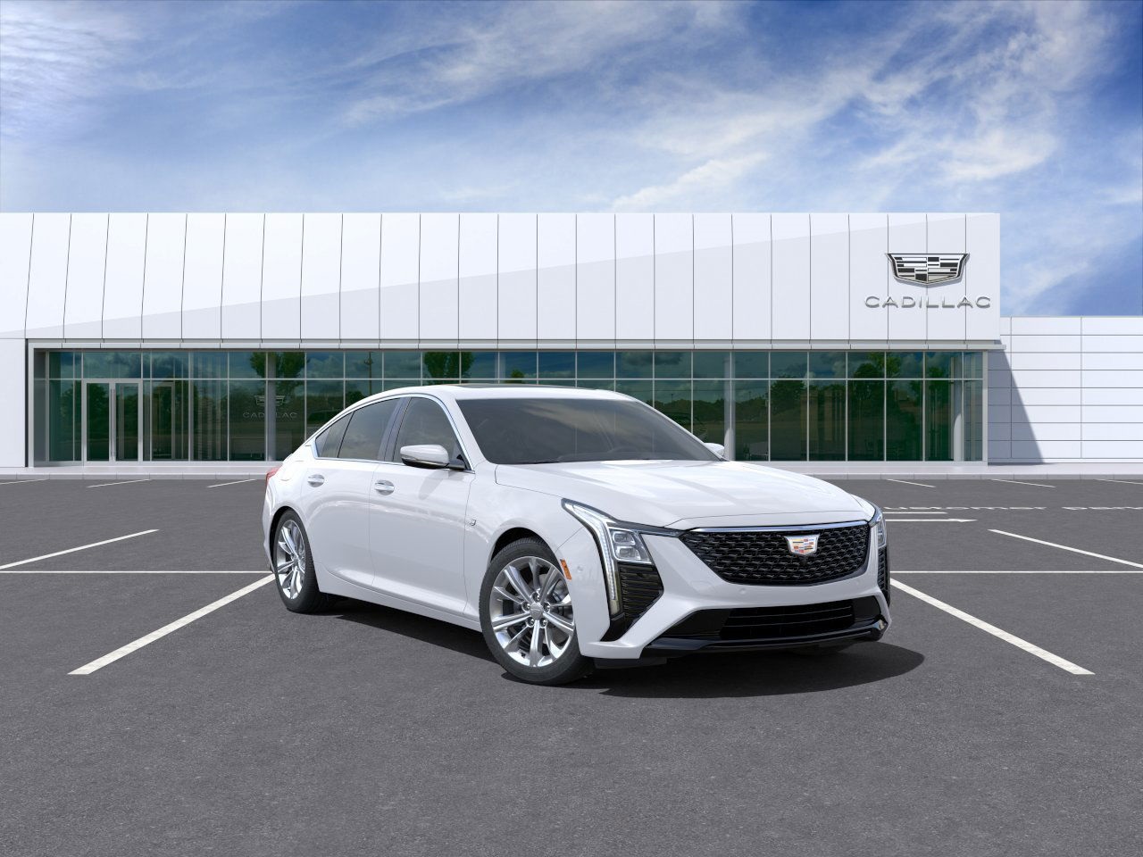 new 2025 Cadillac CT5 car, priced at $48,585