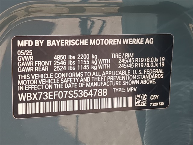 new 2025 BMW X1 car, priced at $49,045