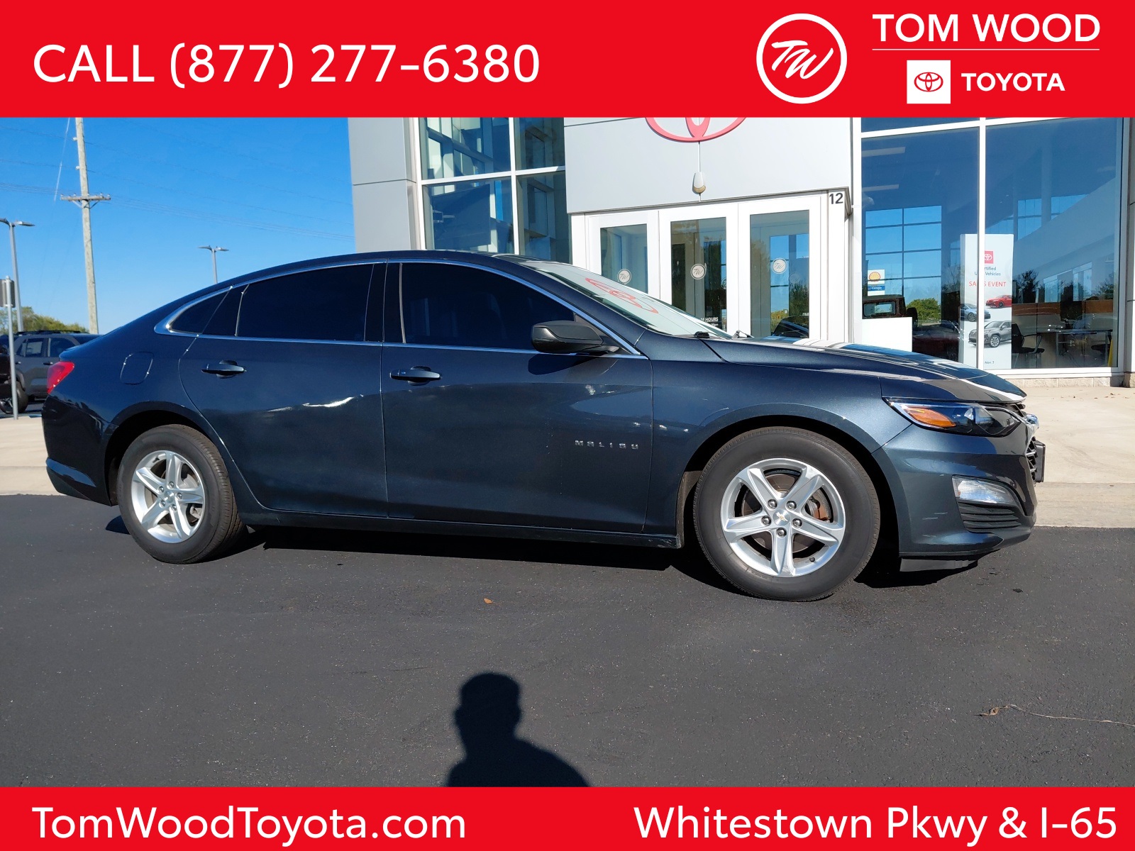 used 2021 Chevrolet Malibu car, priced at $17,443