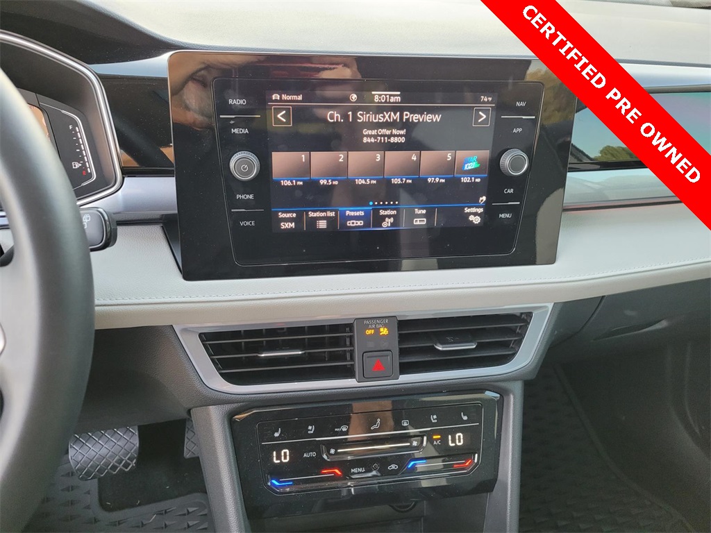 used 2025 Volkswagen Taos car, priced at $28,756