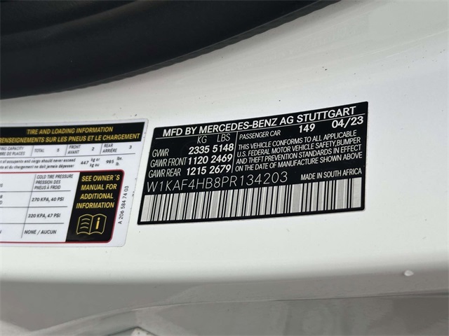 used 2023 Mercedes-Benz C-Class car, priced at $38,153