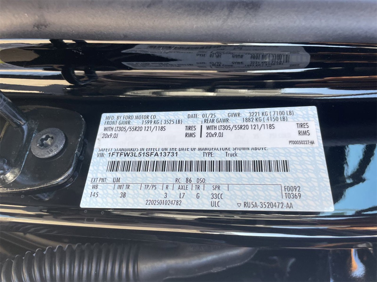 new 2025 Ford F-150 car, priced at $92,440