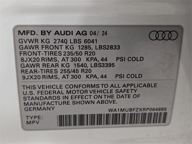 used 2024 Audi Q4 e-tron car, priced at $43,181