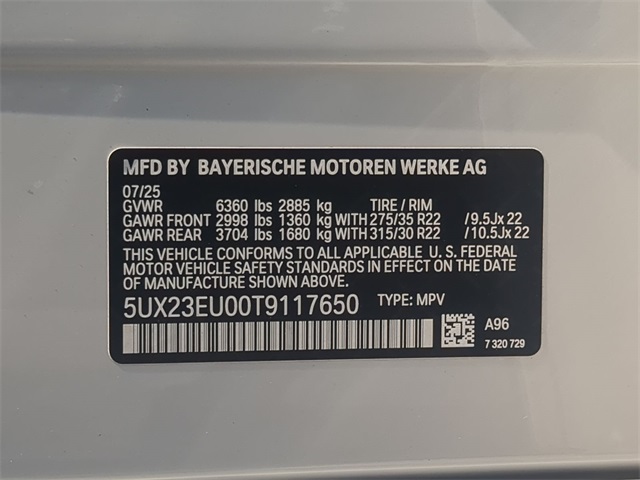 new 2026 BMW X5 car, priced at $83,200