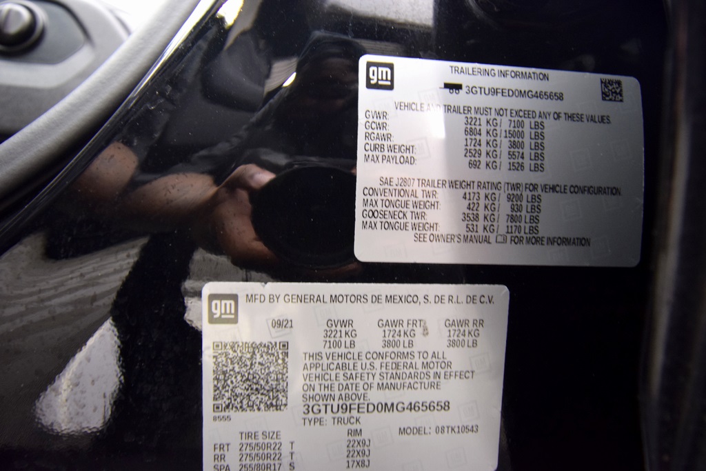 used 2021 GMC Sierra 1500 car, priced at $38,500