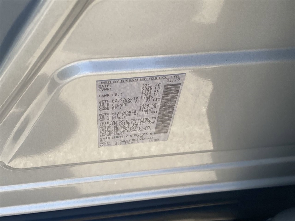 used 2020 Nissan Pathfinder car