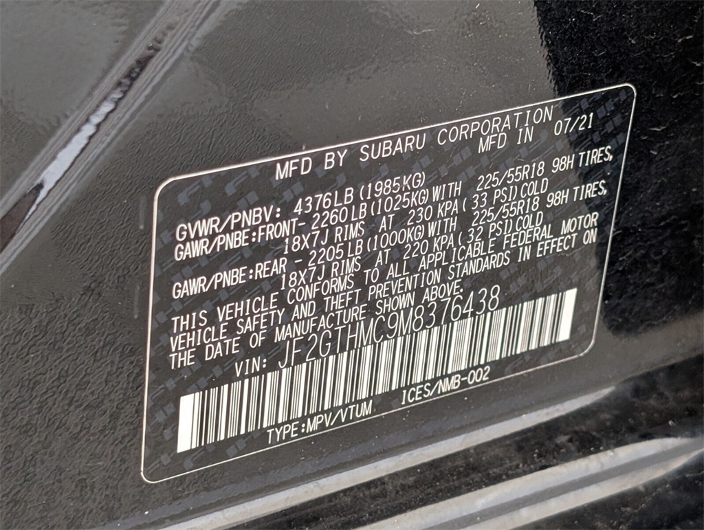 used 2021 Subaru Crosstrek car, priced at $20,000