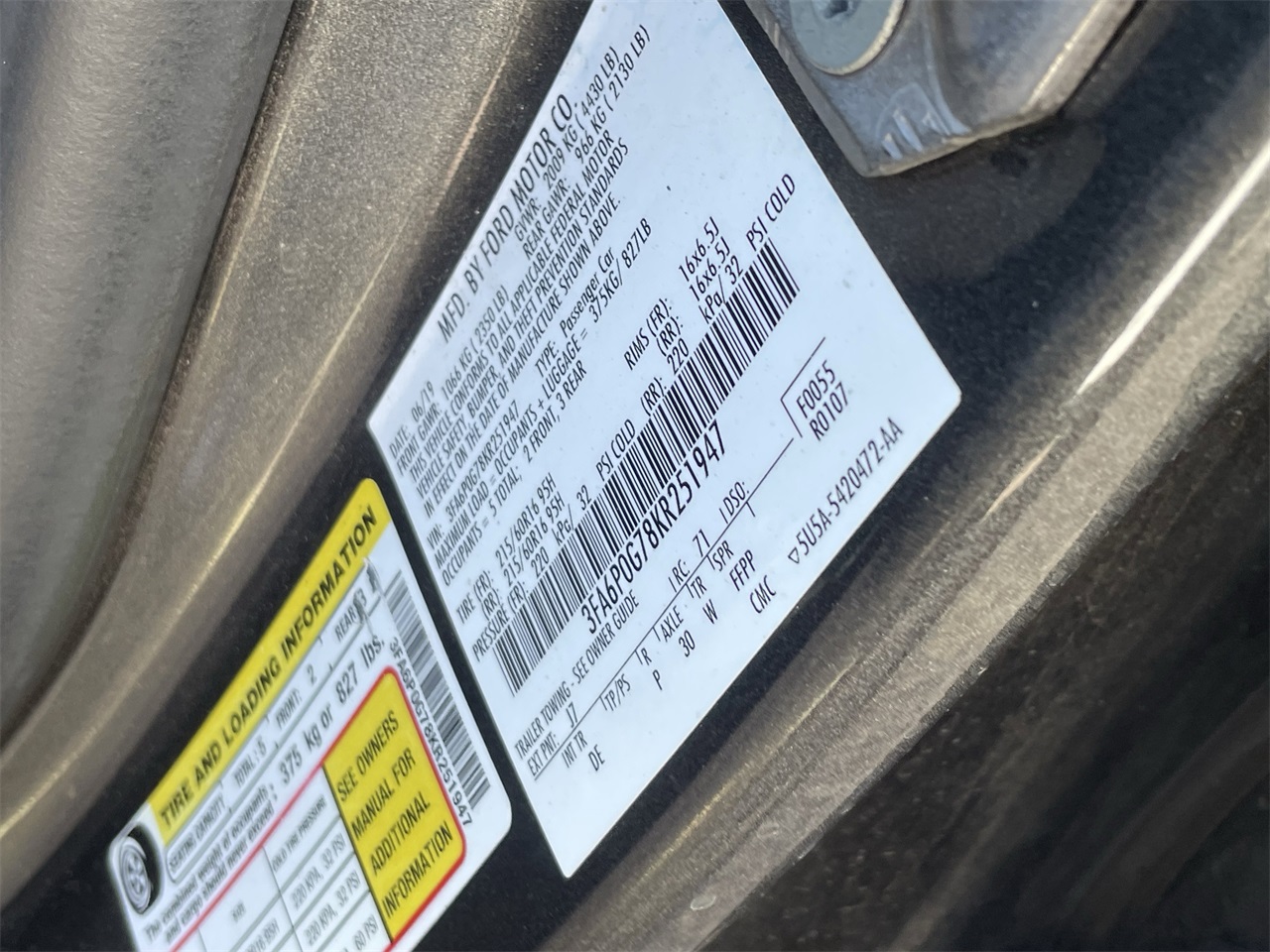 used 2019 Ford Fusion car, priced at $10,949
