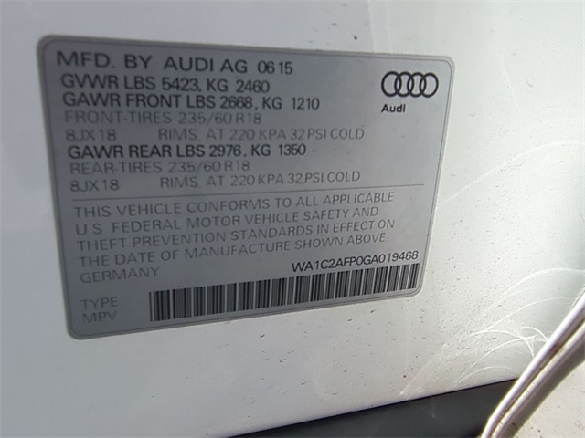 used 2016 Audi Q5 car, priced at $13,411