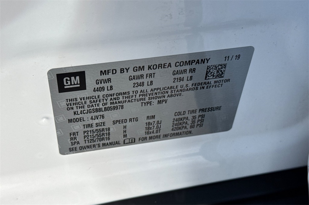 used 2020 Buick Encore car, priced at $14,978